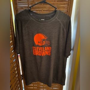 NFL Team Apparel Cleveland Browns Gray T-Shirt Men’s Size L